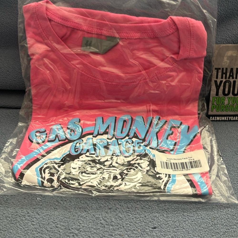 Gas- monkey - youth t shirt 👚—